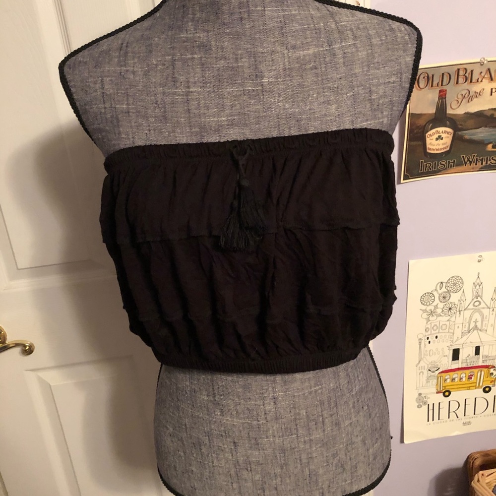 black tube top